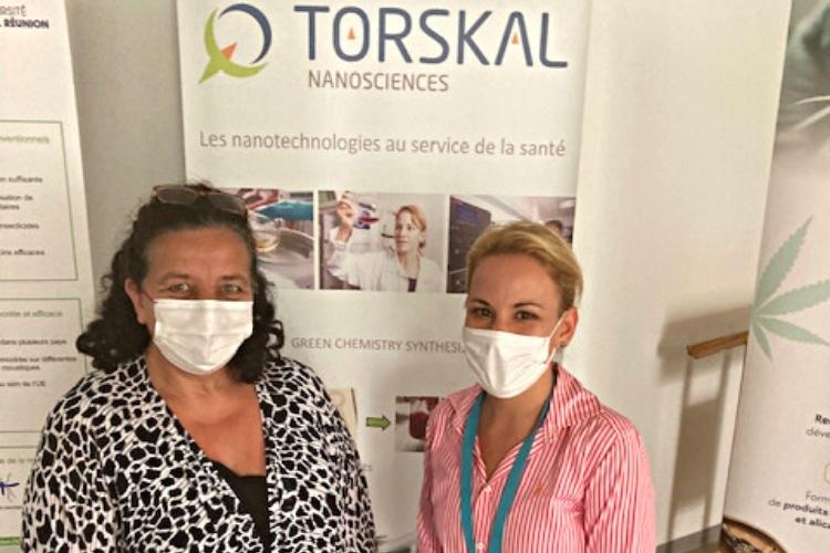 Frédérique Vidal, ministre de l'Enseignement supérieur, de la Recherche et de l'Innovation (MESRI) visitent le siège de TORSKAL à La Réunion